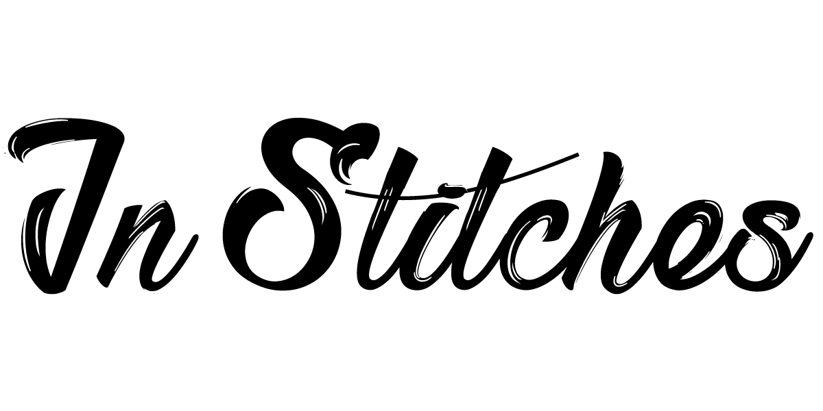 In Stitches text